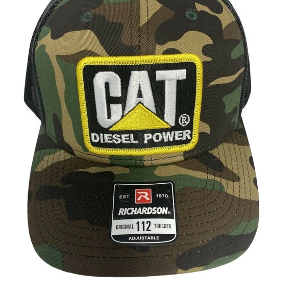 Caterpillar CAT Richardson 112 Snap Back Trucker Hat - Picture 4 of 5